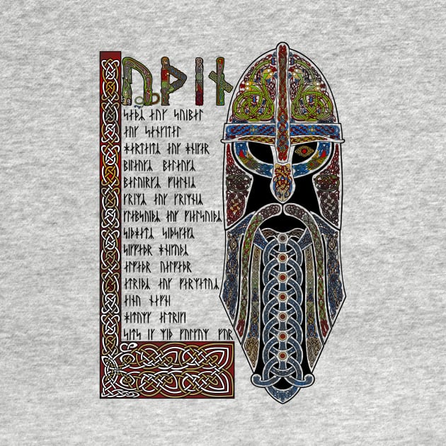 Odin - Hiberno Norse style - based on the Book of Kells by Art of Arklin